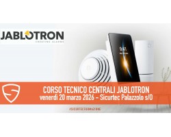 Jablotron corso tecnico: iscriviti all'evento a Palazzolo 